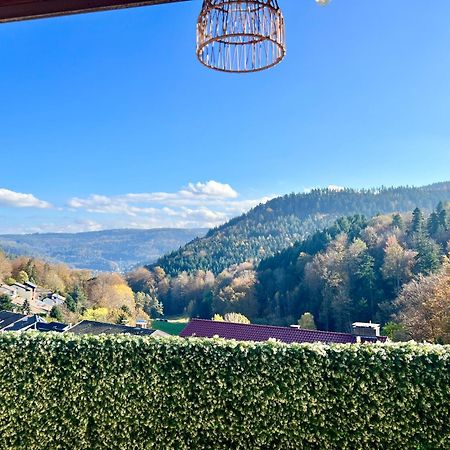 Wohnen Im Schwarzwald Mit Panoramablick Daire Bad Herrenalb Dış mekan fotoğraf