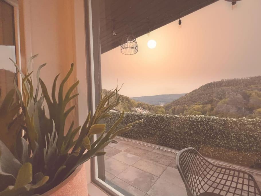 Wohnen Im Schwarzwald Mit Panoramablick Daire Bad Herrenalb Dış mekan fotoğraf